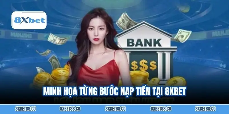 Minh họa từng bước nạp tiền tại 8xbet